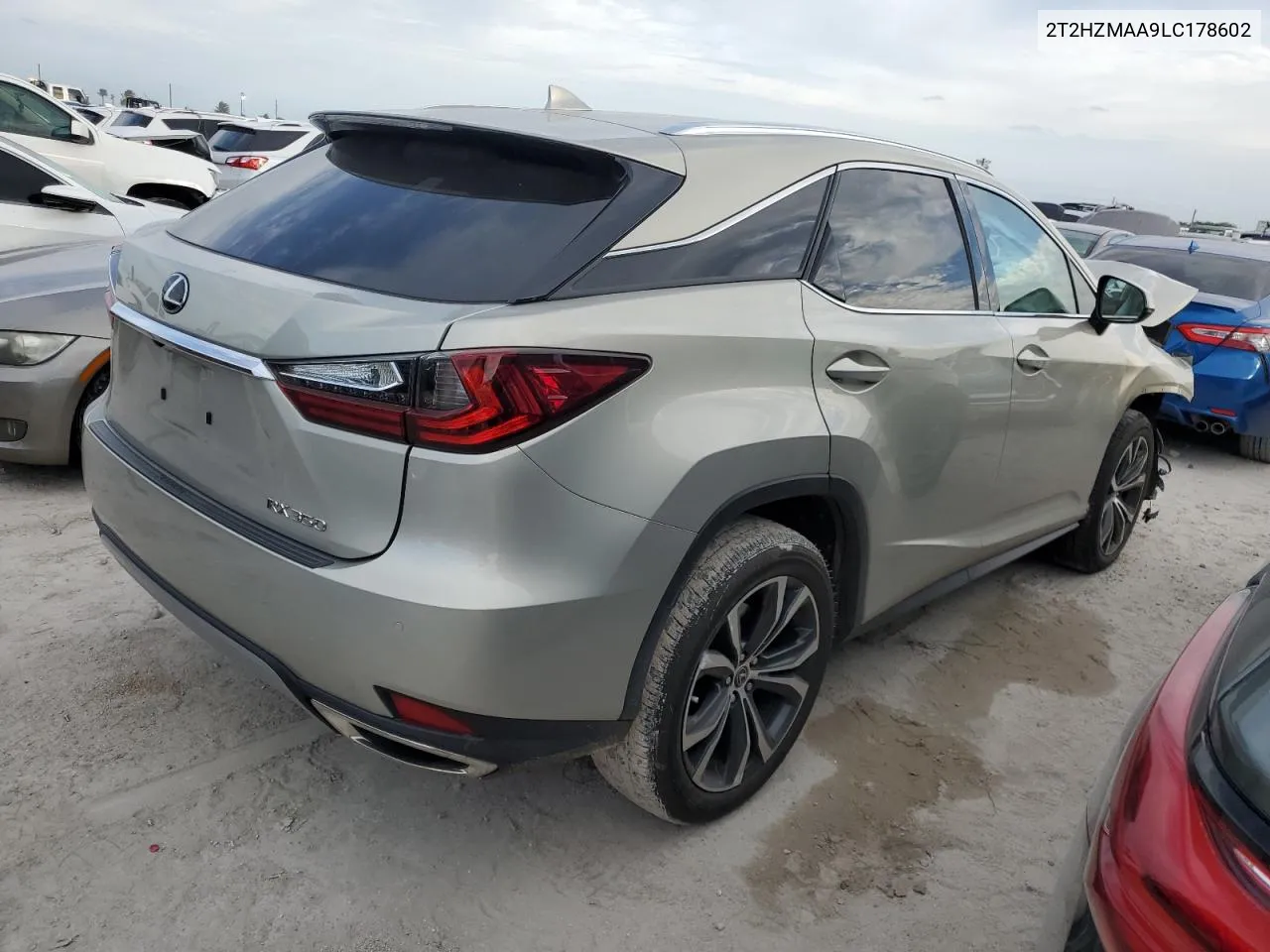 2020 Lexus Rx 350 VIN: 2T2HZMAA9LC178602 Lot: 76881234