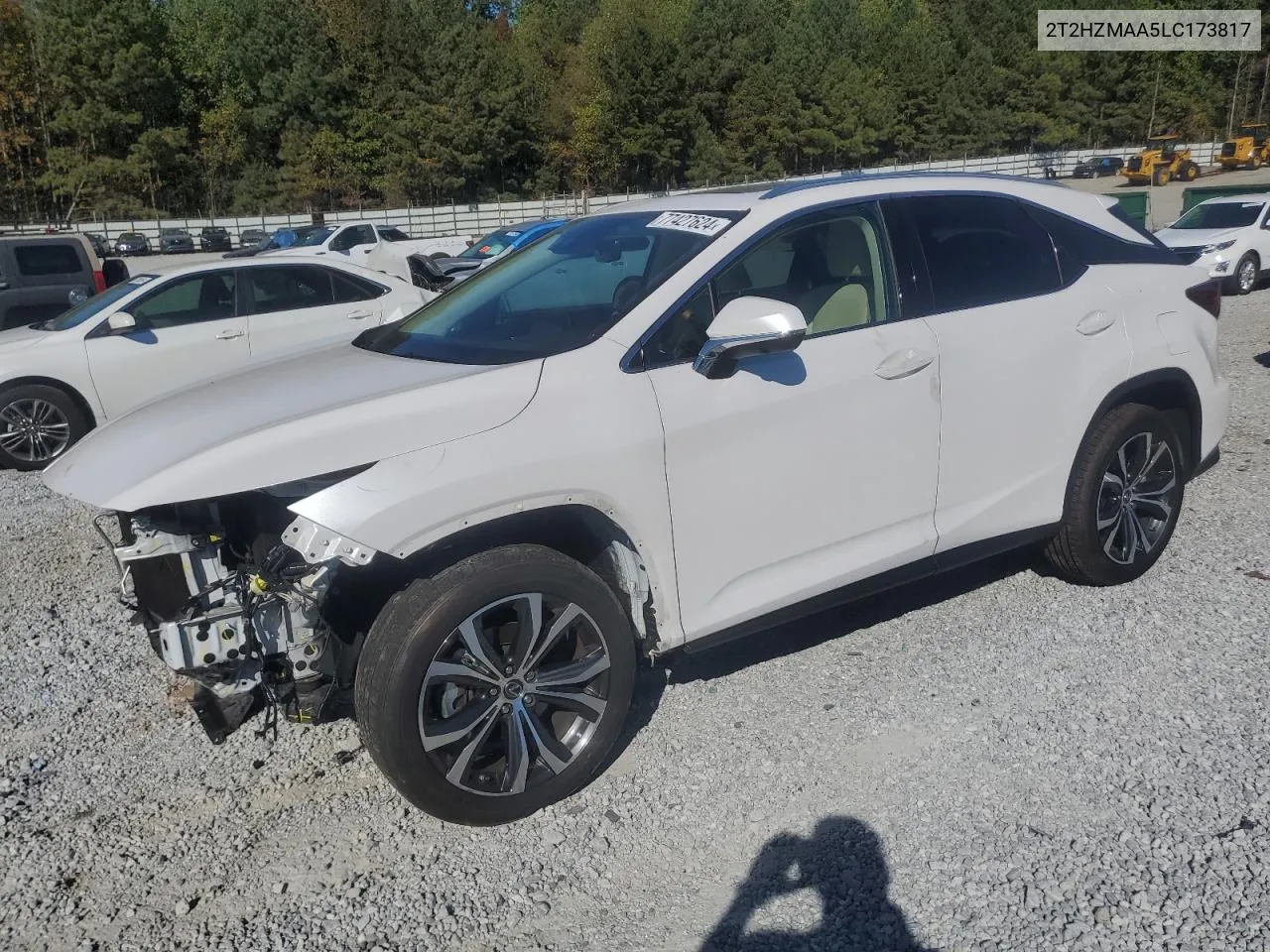 2020 Lexus Rx 350 VIN: 2T2HZMAA5LC173817 Lot: 77427624