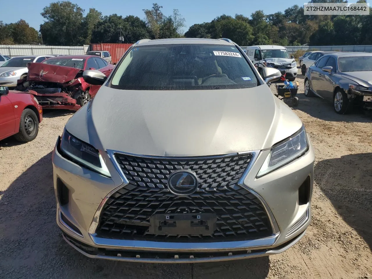 2020 Lexus Rx 350 VIN: 2T2HZMAA7LC168442 Lot: 77583244