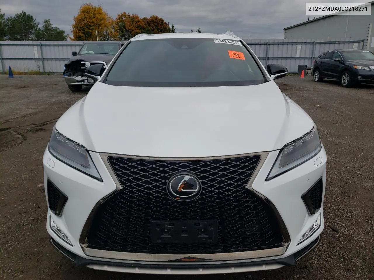 2020 Lexus Rx 350 F Sport VIN: 2T2YZMDA0LC218271 Lot: 78423064