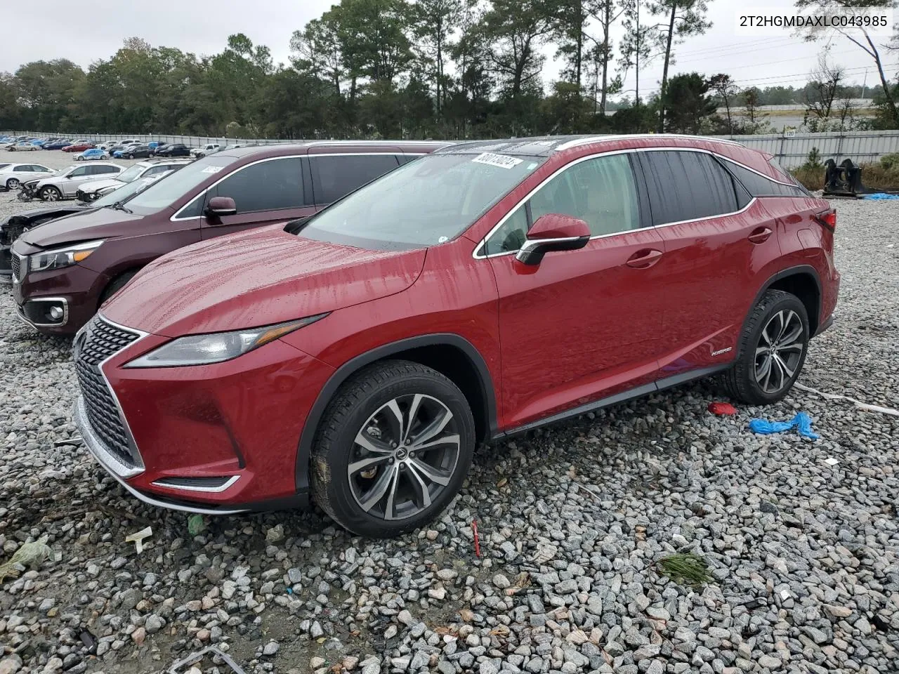 2020 Lexus Rx 450H VIN: 2T2HGMDAXLC043985 Lot: 80013024