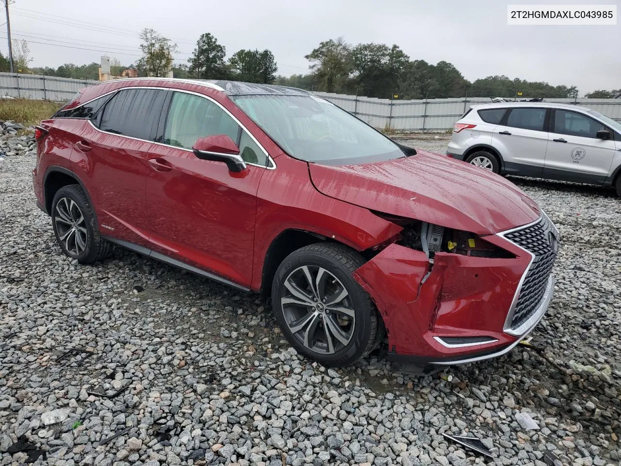 2020 Lexus Rx 450H VIN: 2T2HGMDAXLC043985 Lot: 80013024