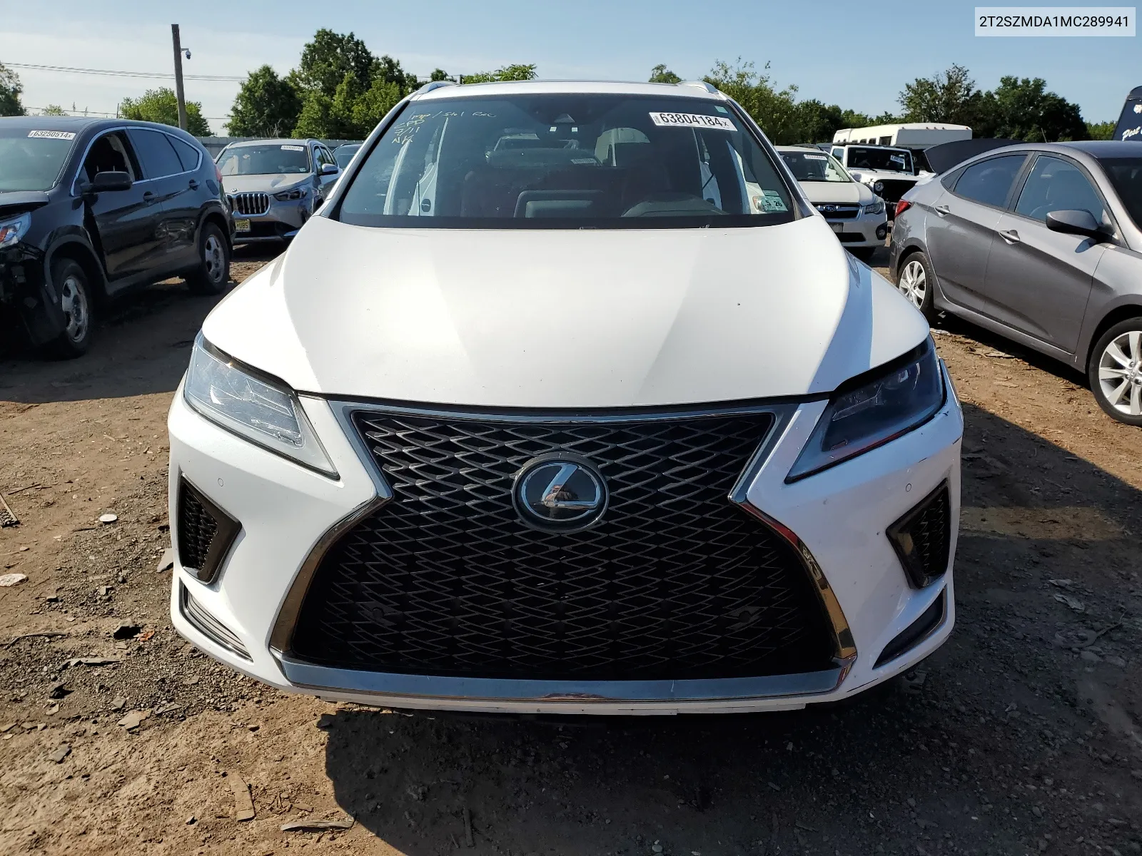 2021 Lexus Rx 350 F-Sport VIN: 2T2SZMDA1MC289941 Lot: 63804184