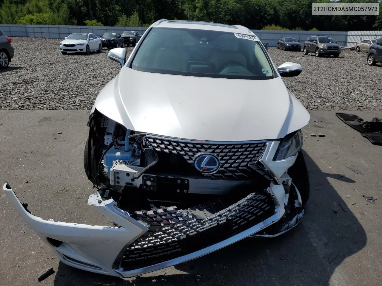 2021 Lexus Rx 450H VIN: 2T2HGMDA5MC057973 Lot: 63996834