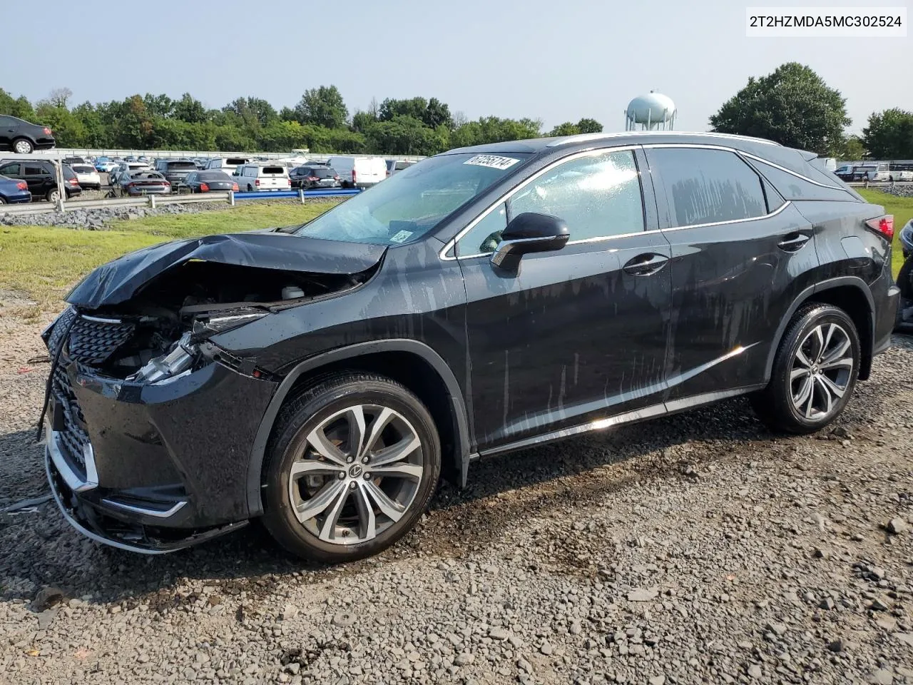 2021 Lexus Rx 350 VIN: 2T2HZMDA5MC302524 Lot: 67255714