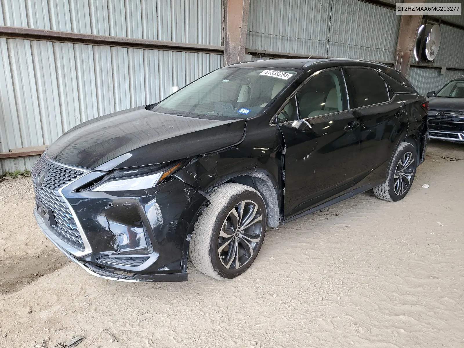 2021 Lexus Rx 350 VIN: 2T2HZMAA6MC203277 Lot: 67330284