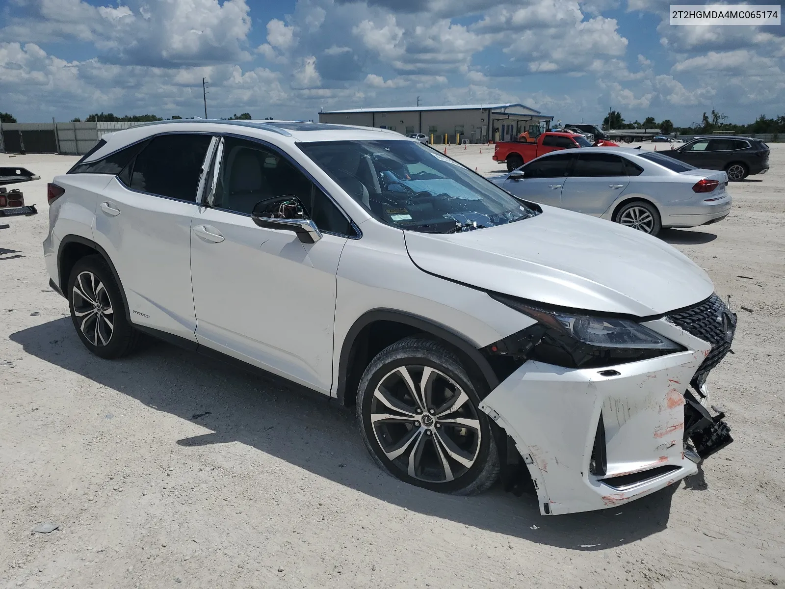 2021 Lexus Rx 450H VIN: 2T2HGMDA4MC065174 Lot: 67379294