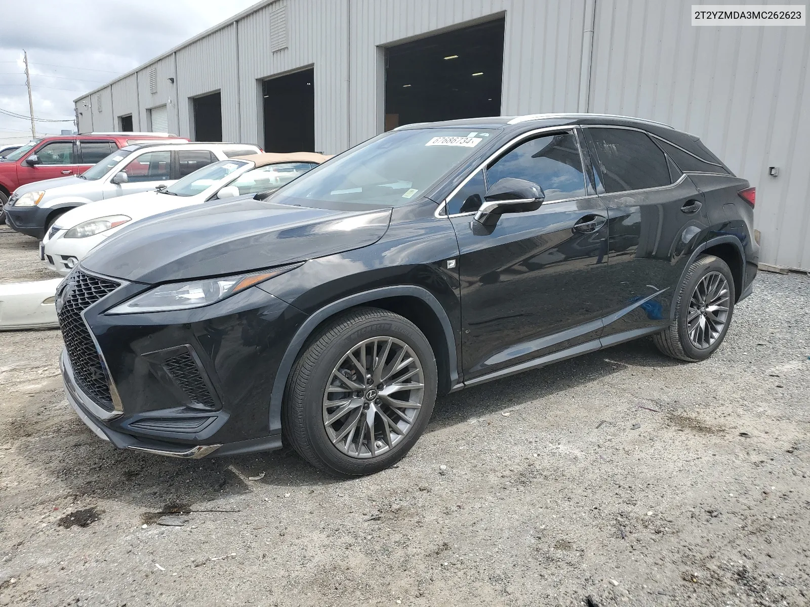 2021 Lexus Rx 350 F Sport VIN: 2T2YZMDA3MC262623 Lot: 67686734