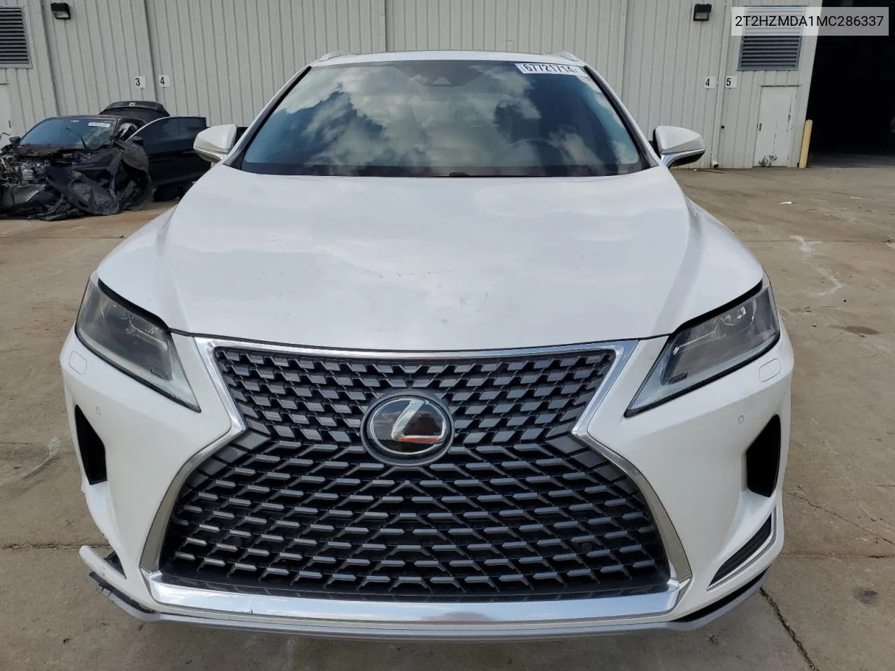 2021 Lexus Rx 350 VIN: 2T2HZMDA1MC286337 Lot: 67721714