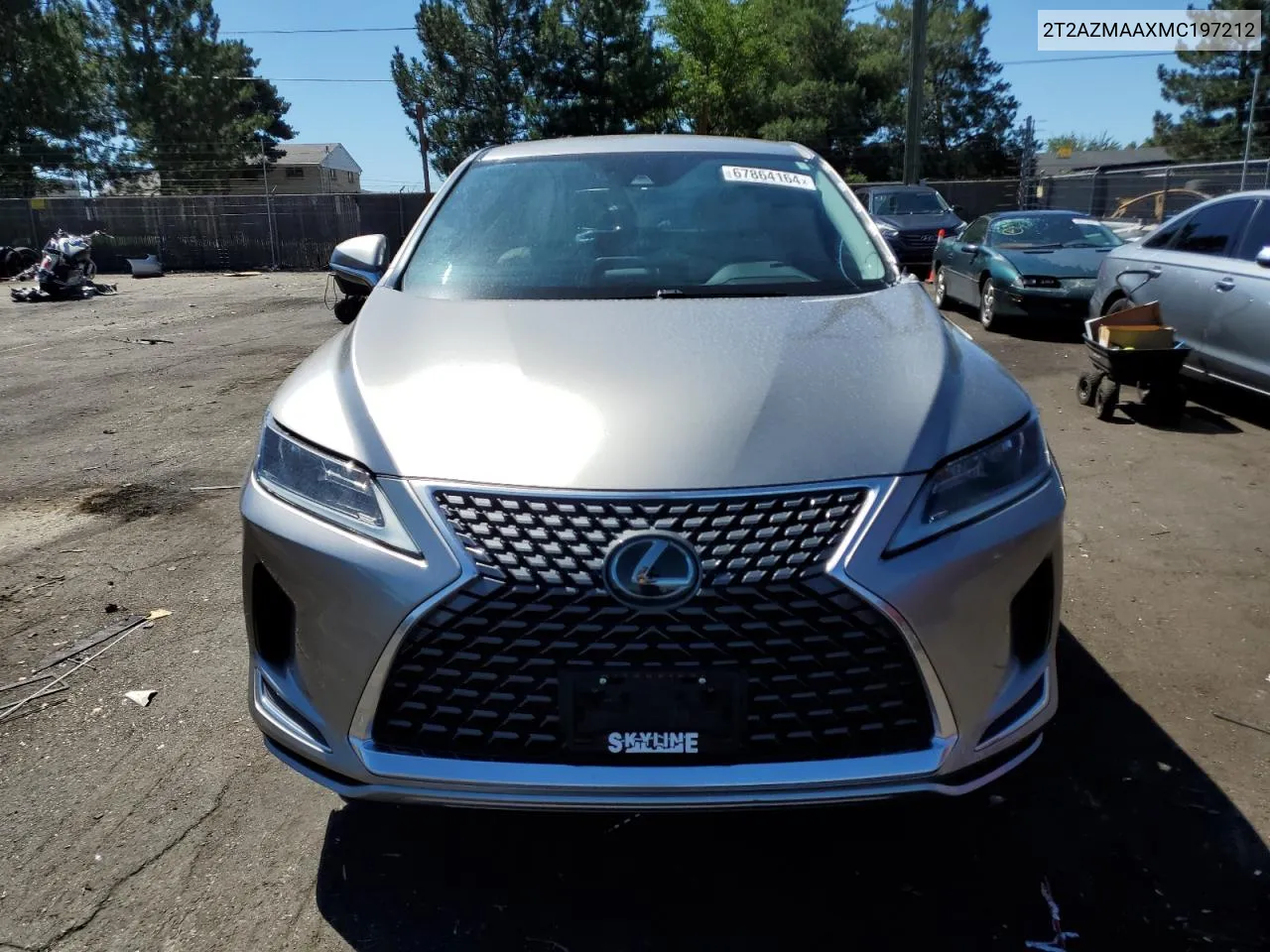 2021 Lexus Rx 350 Base VIN: 2T2AZMAAXMC197212 Lot: 67864164