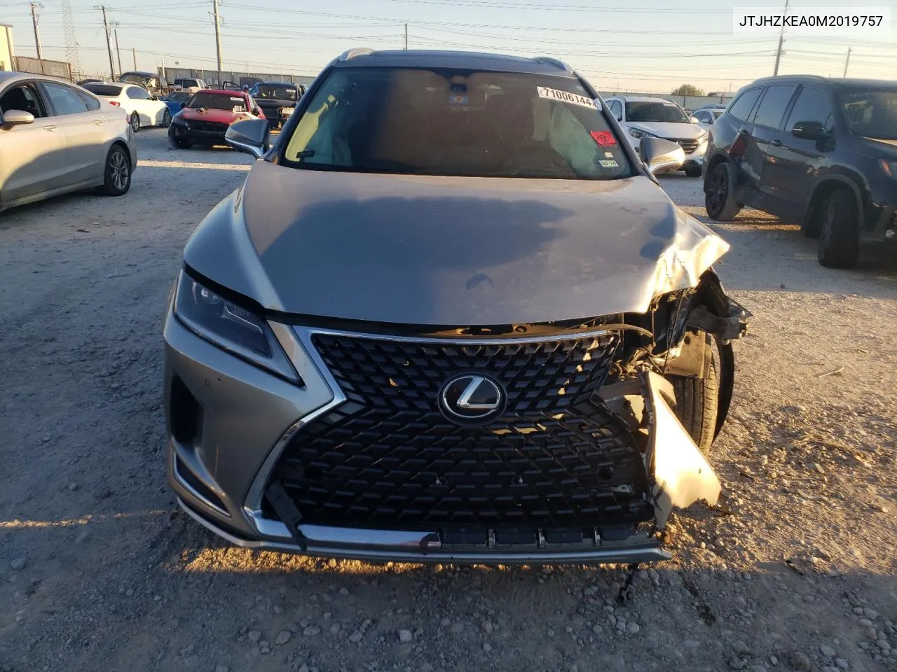 2021 Lexus Rx 350 L VIN: JTJHZKEA0M2019757 Lot: 71006144