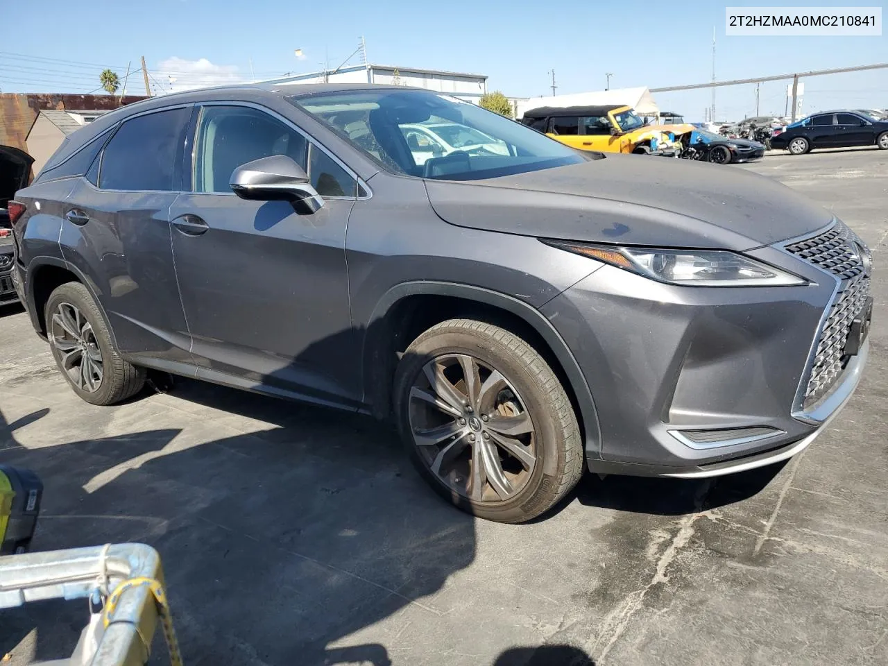 2021 Lexus Rx 350 VIN: 2T2HZMAA0MC210841 Lot: 71998054