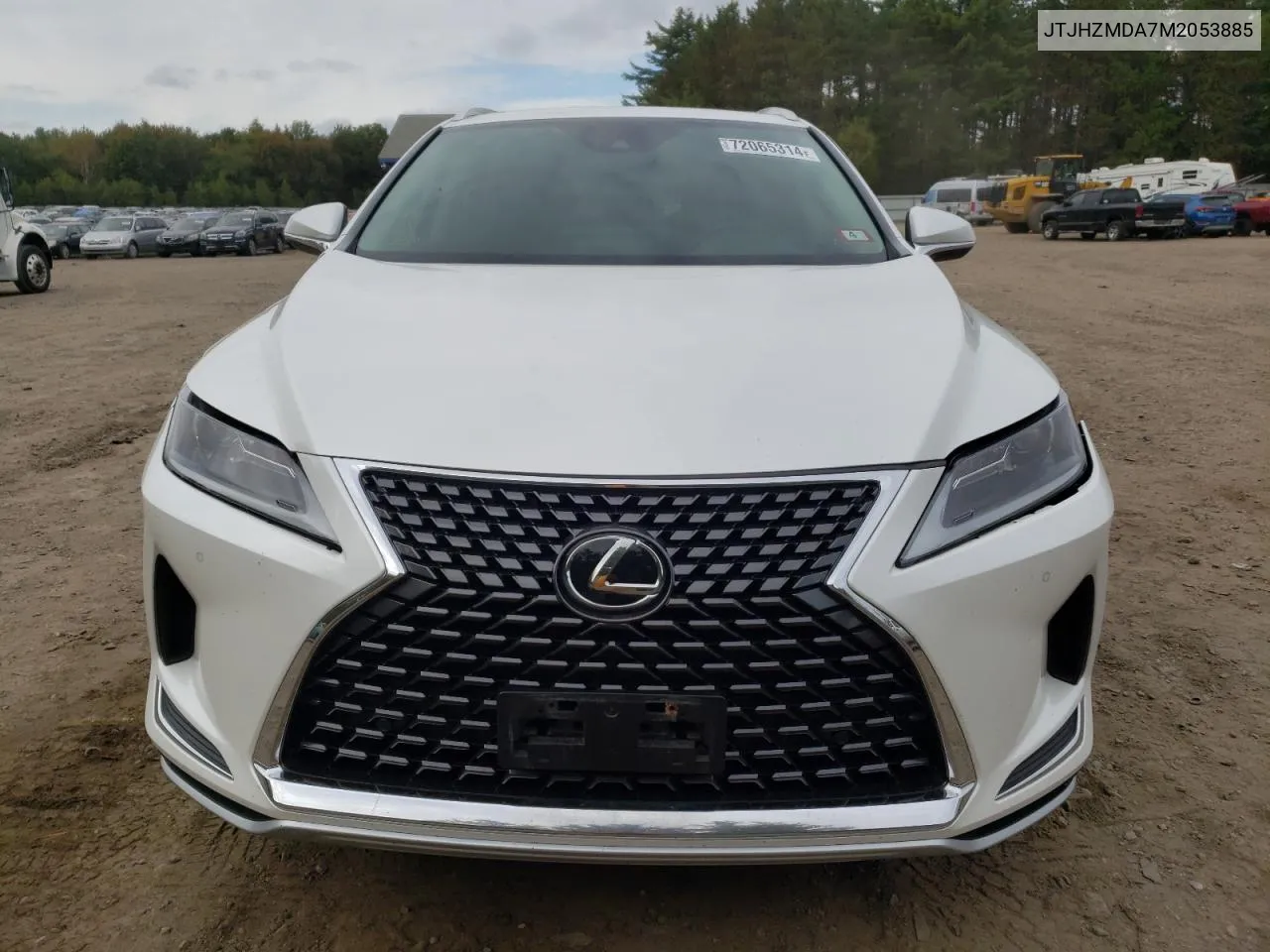 2021 Lexus Rx 350 VIN: JTJHZMDA7M2053885 Lot: 72065314