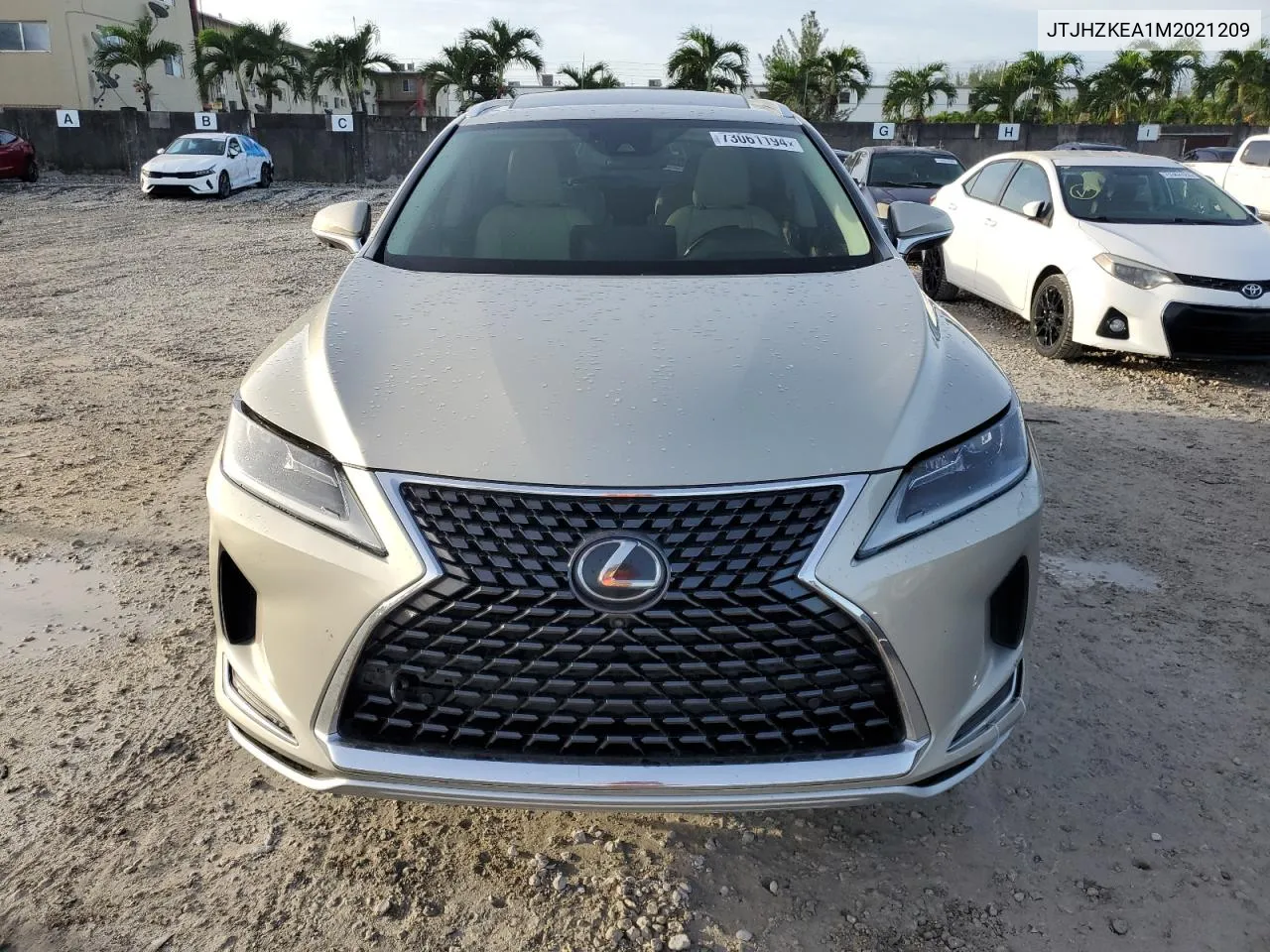 2021 Lexus Rx 350 L VIN: JTJHZKEA1M2021209 Lot: 73061194