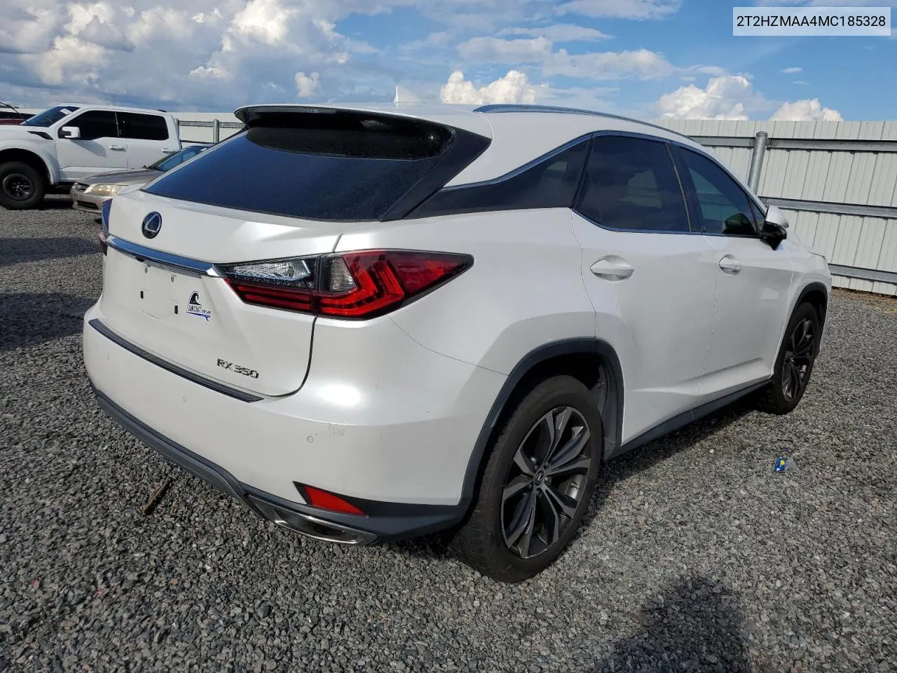 2021 Lexus Rx 350 VIN: 2T2HZMAA4MC185328 Lot: 73799554