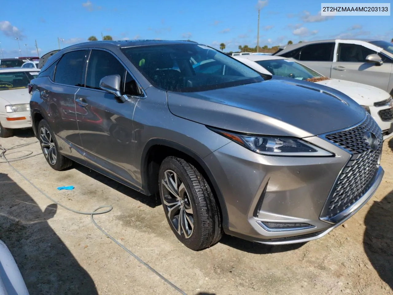 2021 Lexus Rx 350 VIN: 2T2HZMAA4MC203133 Lot: 74184174