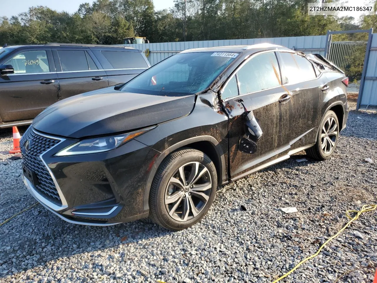 2021 Lexus Rx 350 VIN: 2T2HZMAA2MC186347 Lot: 74311564