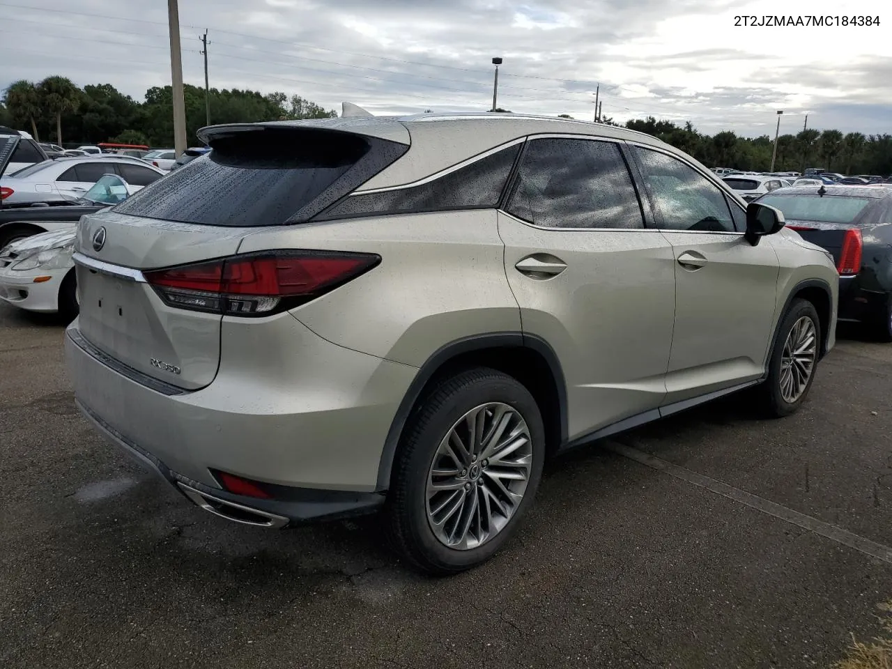 2021 Lexus Rx 350 VIN: 2T2JZMAA7MC184384 Lot: 74528924