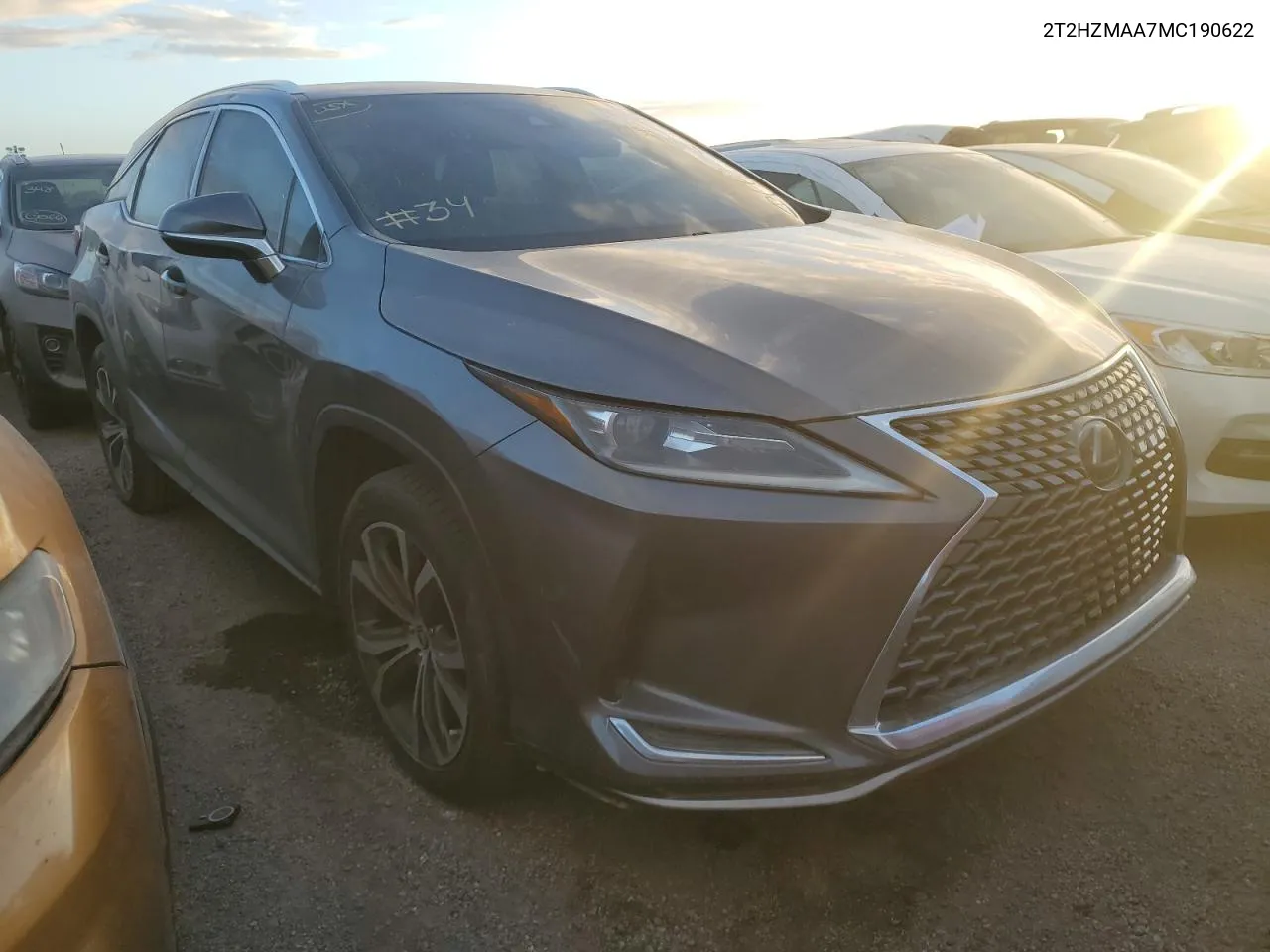 2021 Lexus Rx 350 VIN: 2T2HZMAA7MC190622 Lot: 74571914