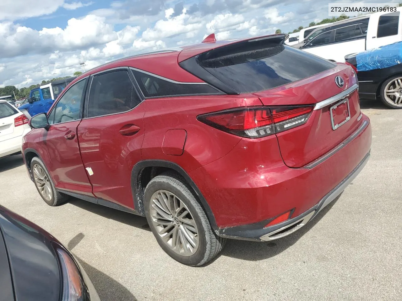 2021 Lexus Rx 350 VIN: 2T2JZMAA2MC196183 Lot: 74613244