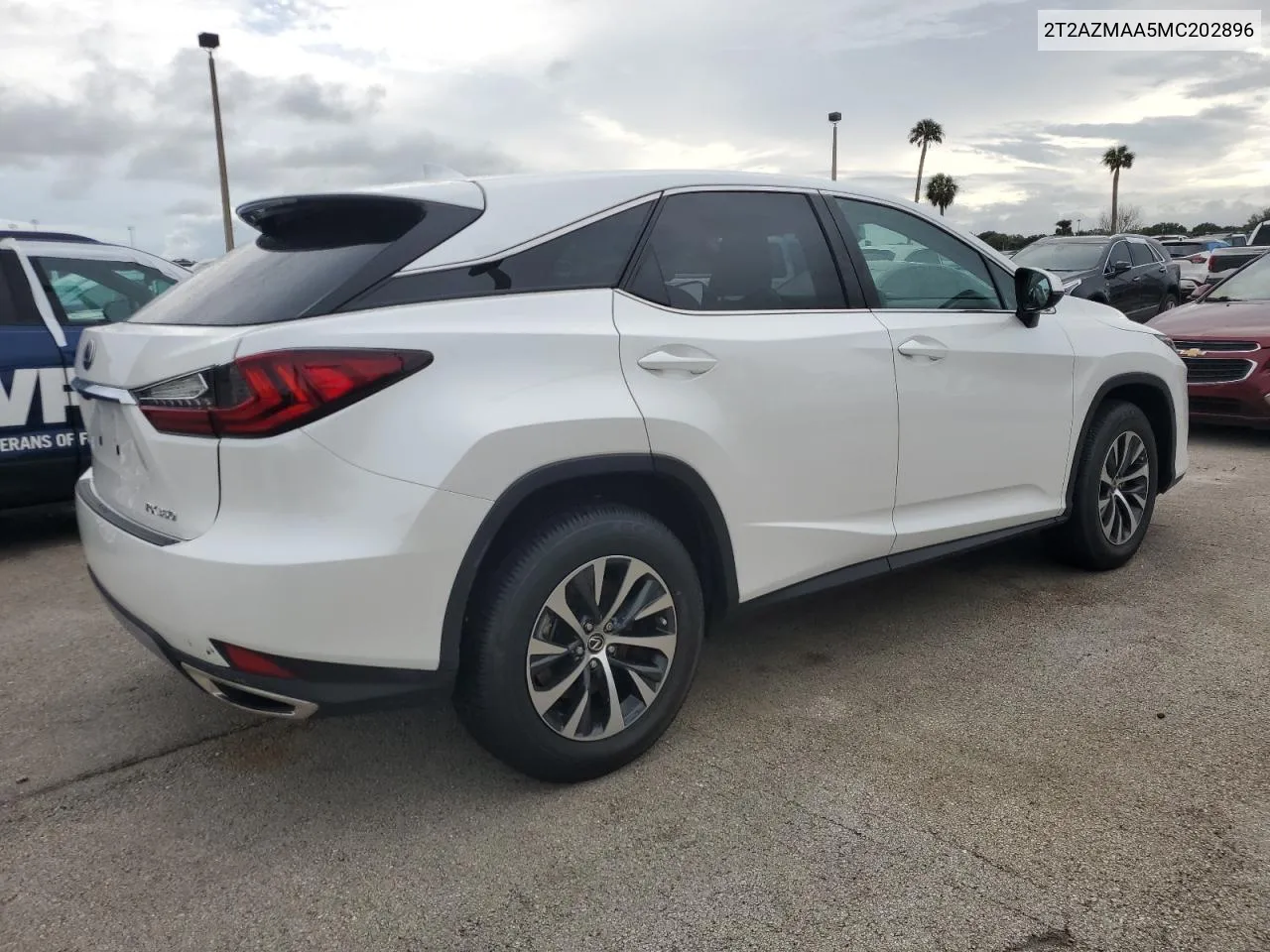 2021 Lexus Rx 350 Base VIN: 2T2AZMAA5MC202896 Lot: 74852204