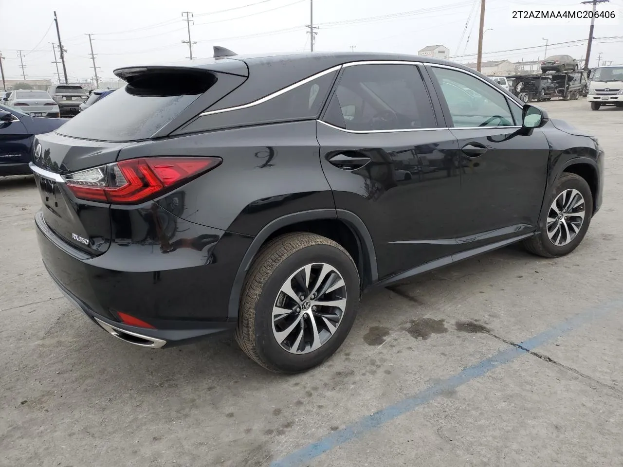 2021 Lexus Rx 350 Base VIN: 2T2AZMAA4MC206406 Lot: 75365224