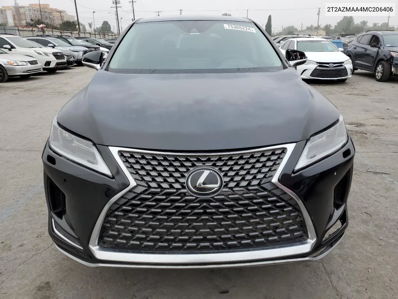 2021 Lexus Rx 350 Base VIN: 2T2AZMAA4MC206406 Lot: 75365224