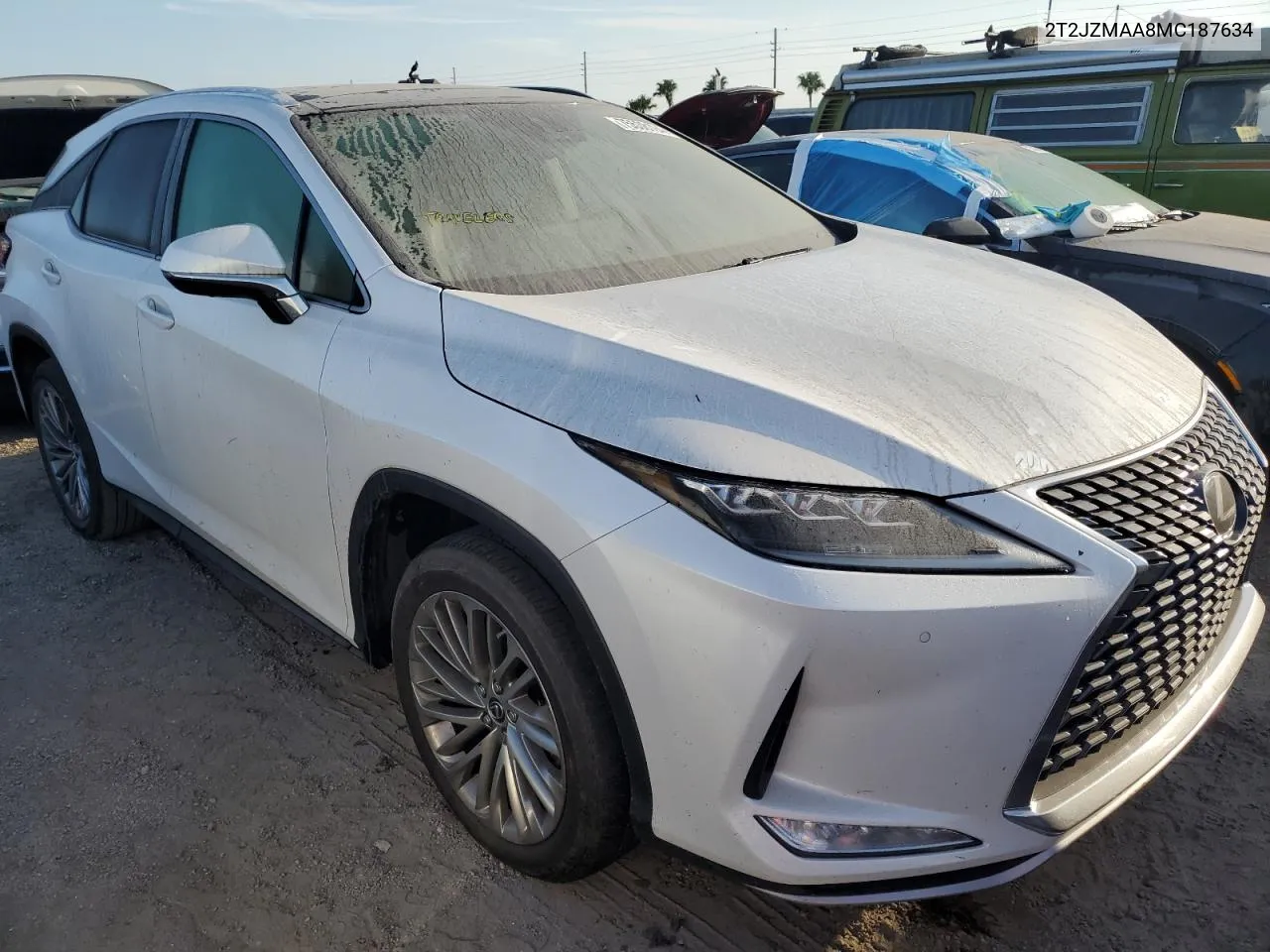 2021 Lexus Rx 350 VIN: 2T2JZMAA8MC187634 Lot: 75538194