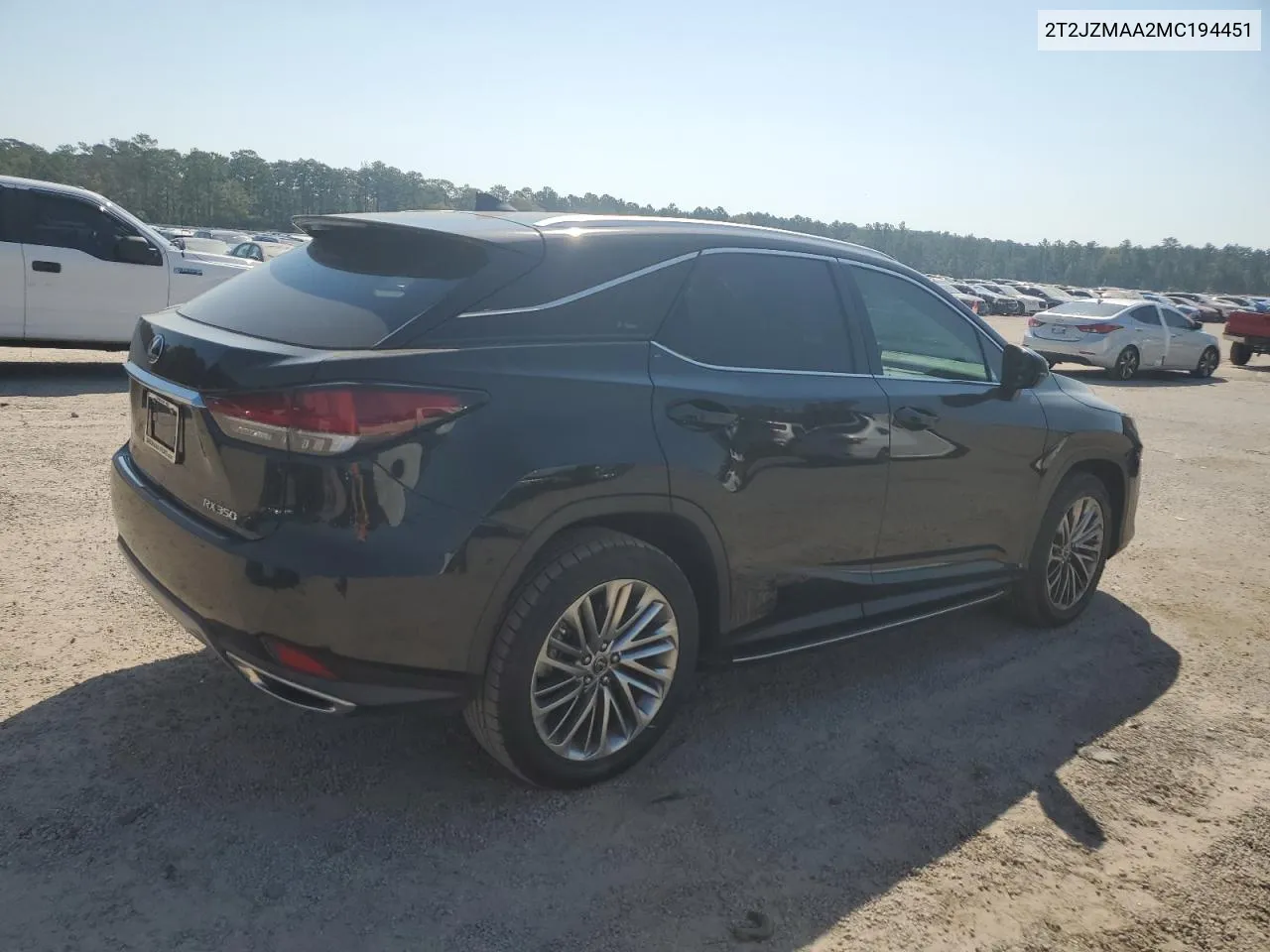 2021 Lexus Rx 350 VIN: 2T2JZMAA2MC194451 Lot: 75552864