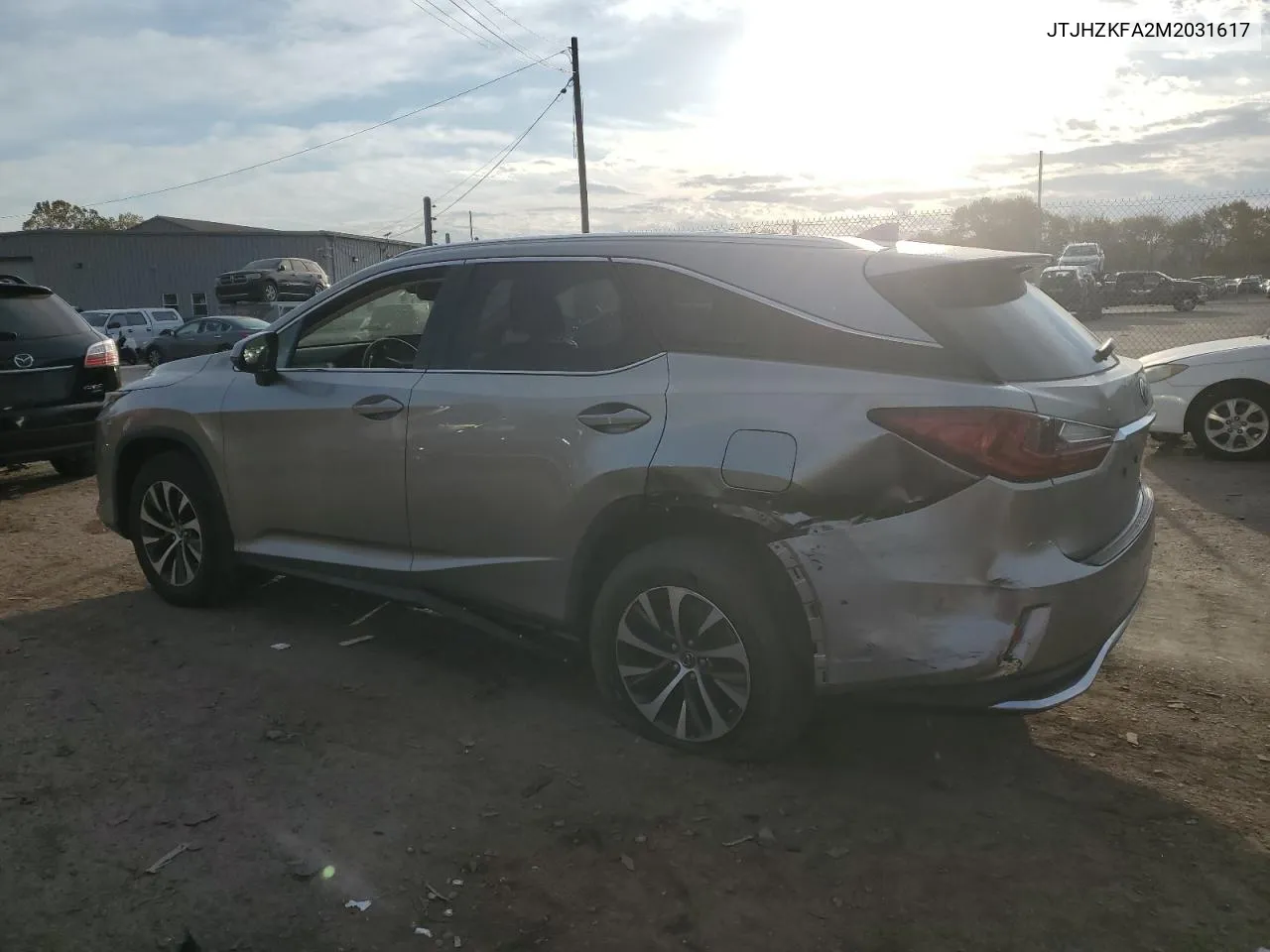 2021 Lexus Rx 350 L VIN: JTJHZKFA2M2031617 Lot: 75728424