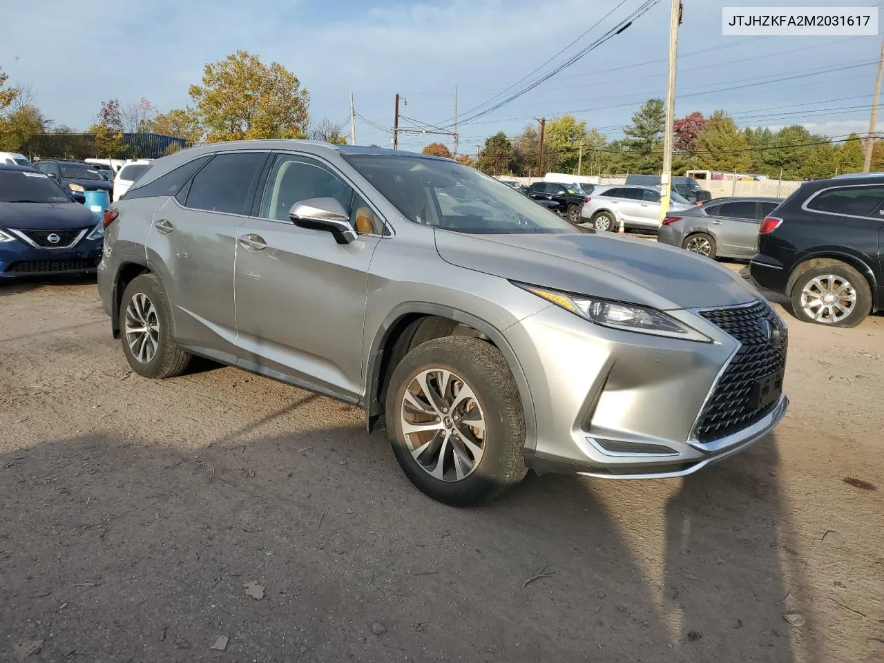 2021 Lexus Rx 350 L VIN: JTJHZKFA2M2031617 Lot: 75728424