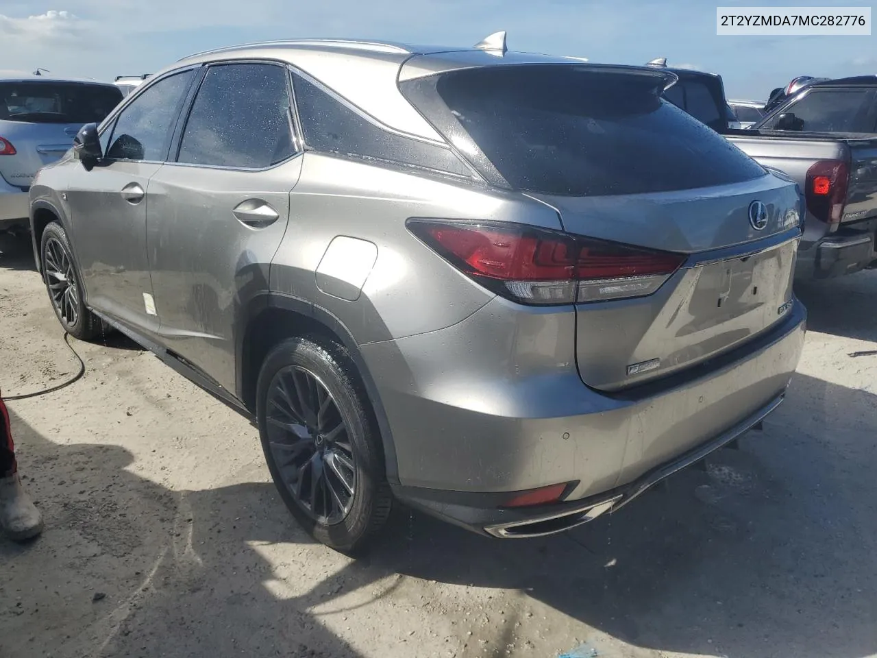 2021 Lexus Rx 350 F Sport VIN: 2T2YZMDA7MC282776 Lot: 76377094