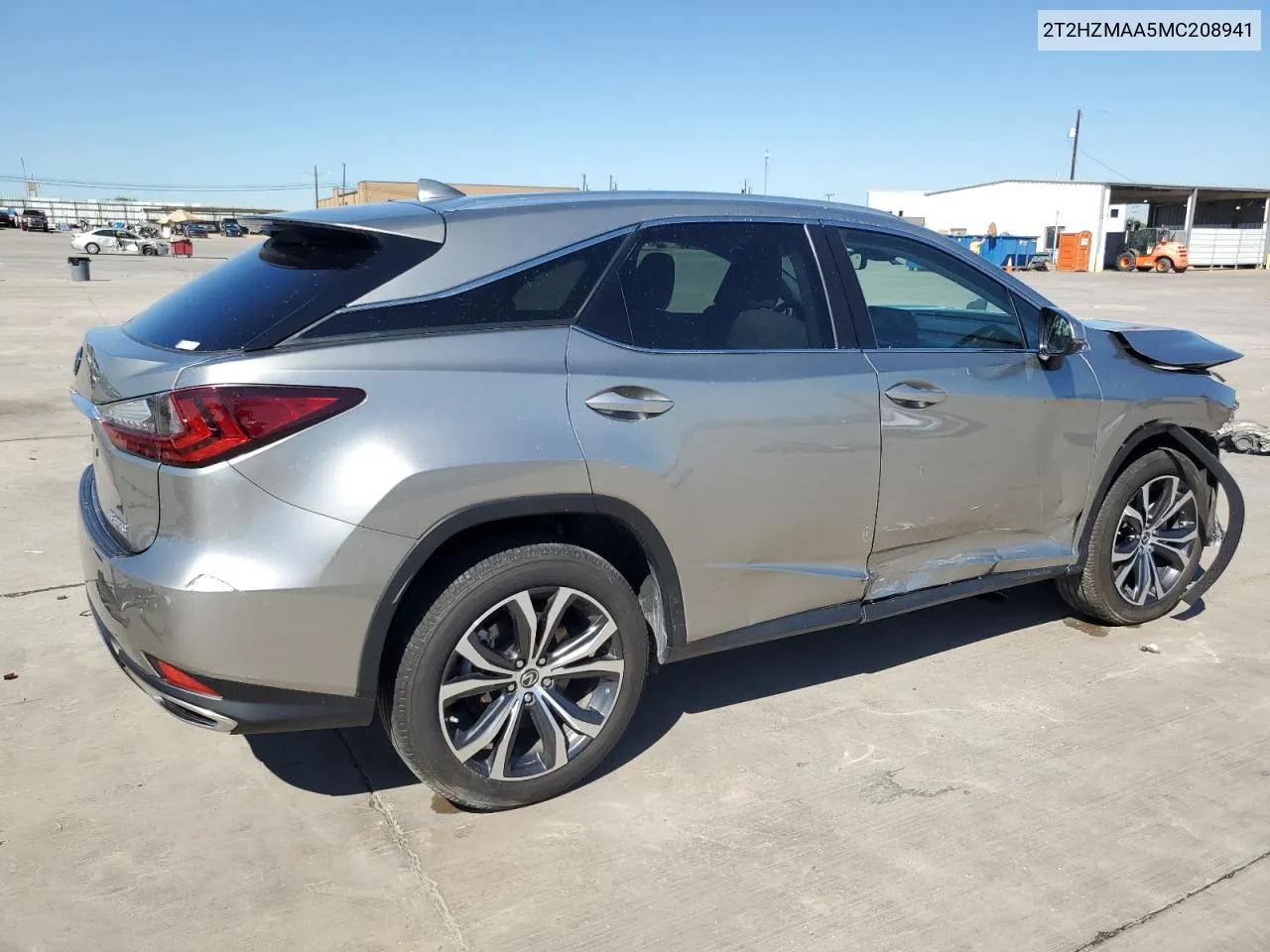 2021 Lexus Rx 350 VIN: 2T2HZMAA5MC208941 Lot: 76701764