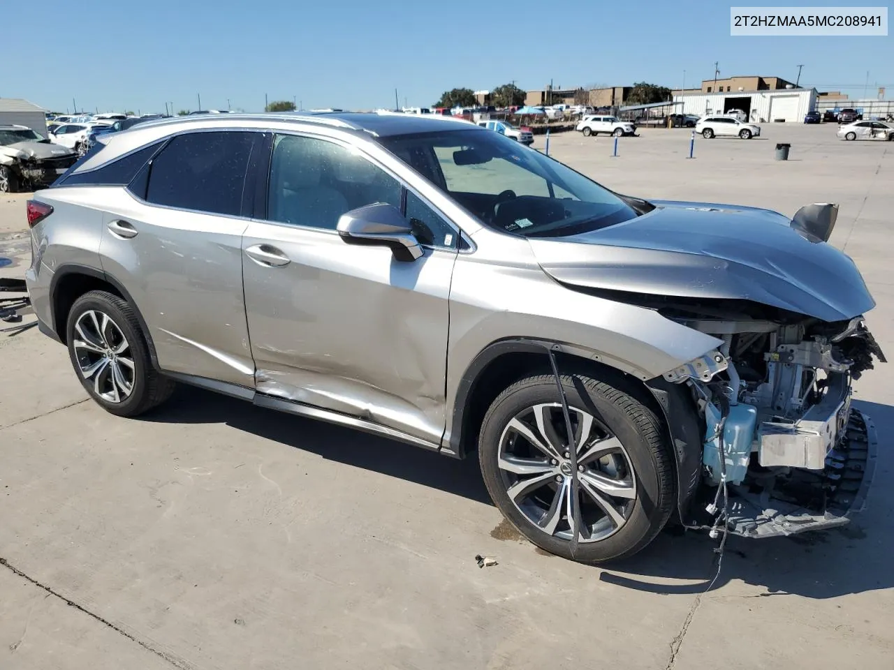 2021 Lexus Rx 350 VIN: 2T2HZMAA5MC208941 Lot: 76701764