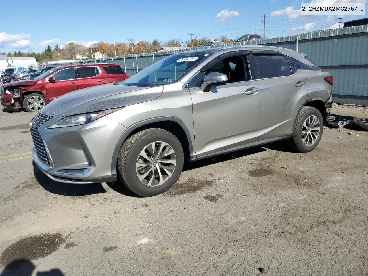 2021 Lexus Rx 350 VIN: 2T2HZMDA2MC276710 Lot: 78594794