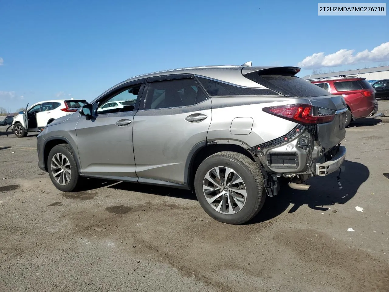 2021 Lexus Rx 350 VIN: 2T2HZMDA2MC276710 Lot: 78594794