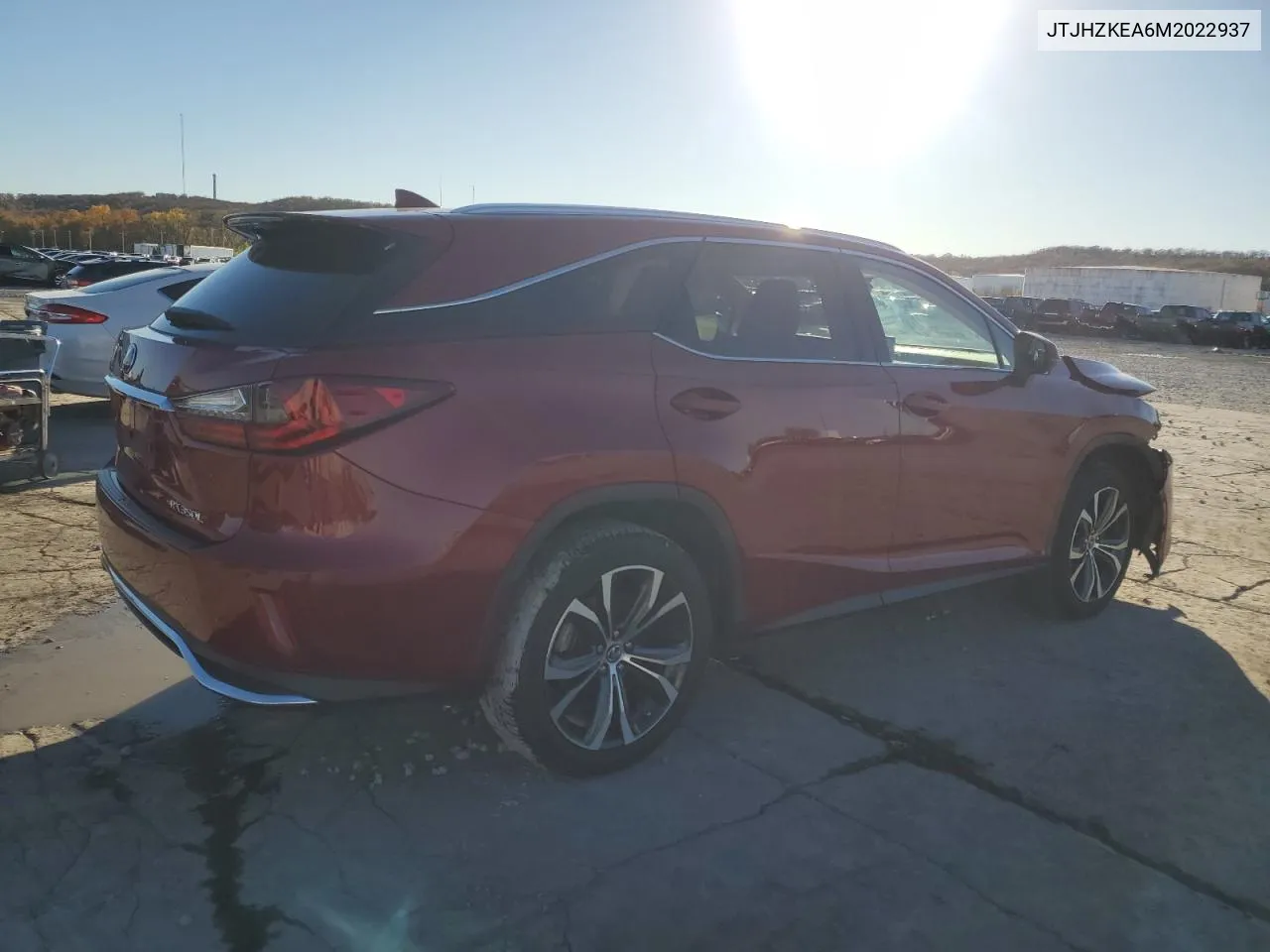 2021 Lexus Rx 350 L VIN: JTJHZKEA6M2022937 Lot: 81371844