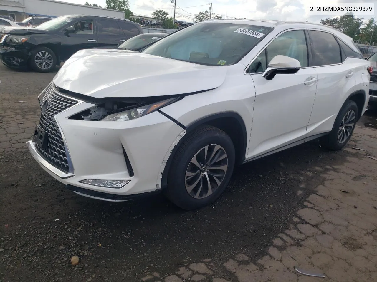 2022 Lexus Rx 350 VIN: 2T2HZMDA5NC339879 Lot: 55861504