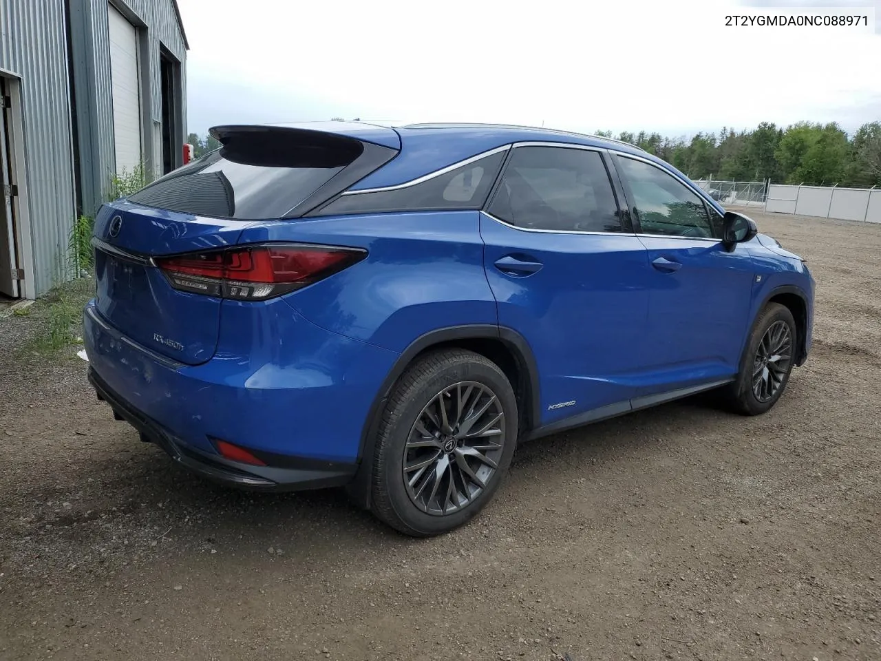 2T2YGMDA0NC088971 2022 Lexus Rx 450H F-Sport