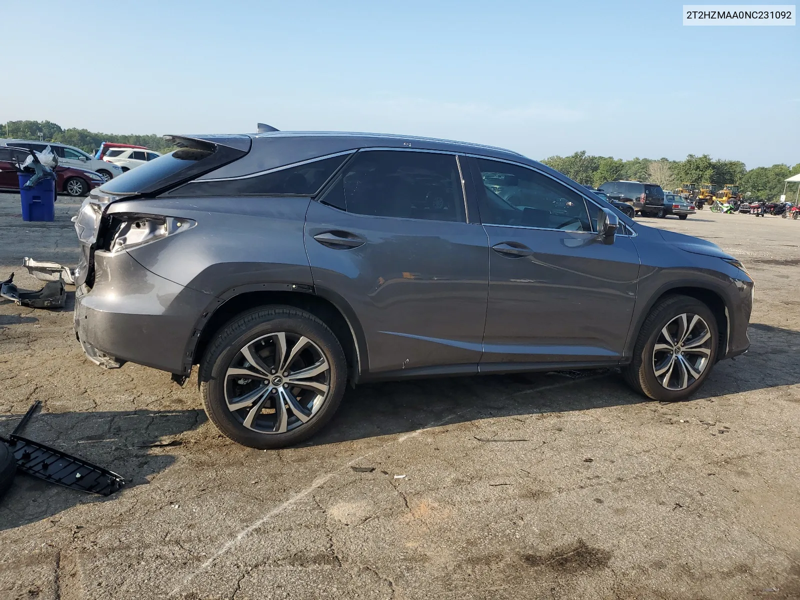 2022 Lexus Rx 350 VIN: 2T2HZMAA0NC231092 Lot: 66309854