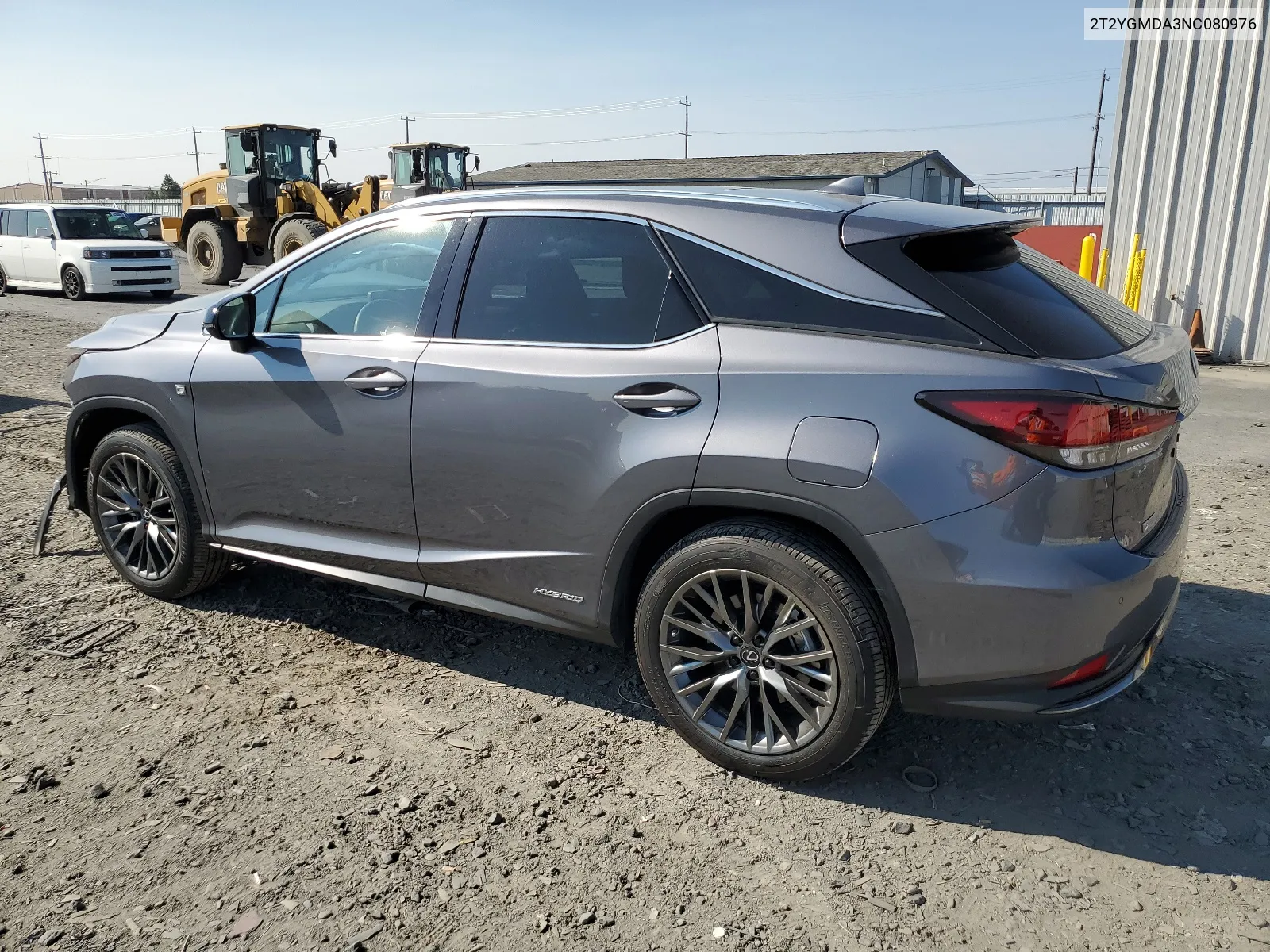 2022 Lexus Rx 450H F Sport VIN: 2T2YGMDA3NC080976 Lot: 66697824