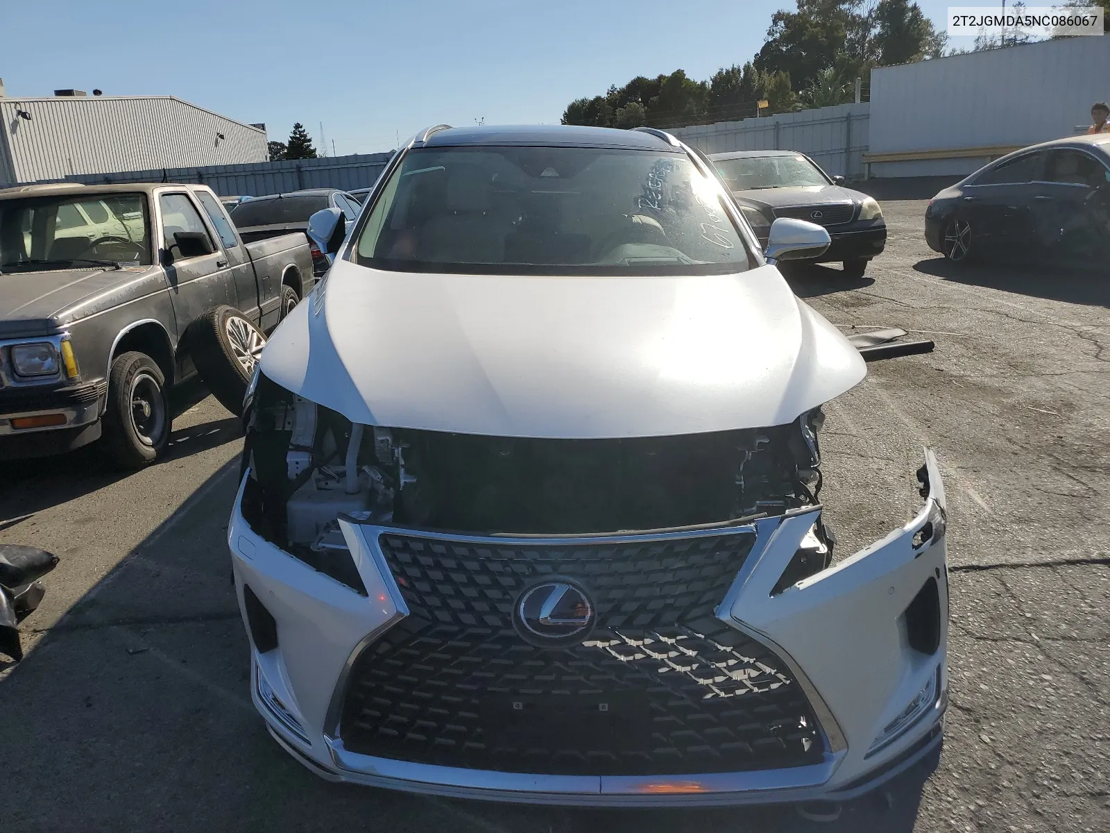 2022 Lexus Rx 450H VIN: 2T2JGMDA5NC086067 Lot: 67002274