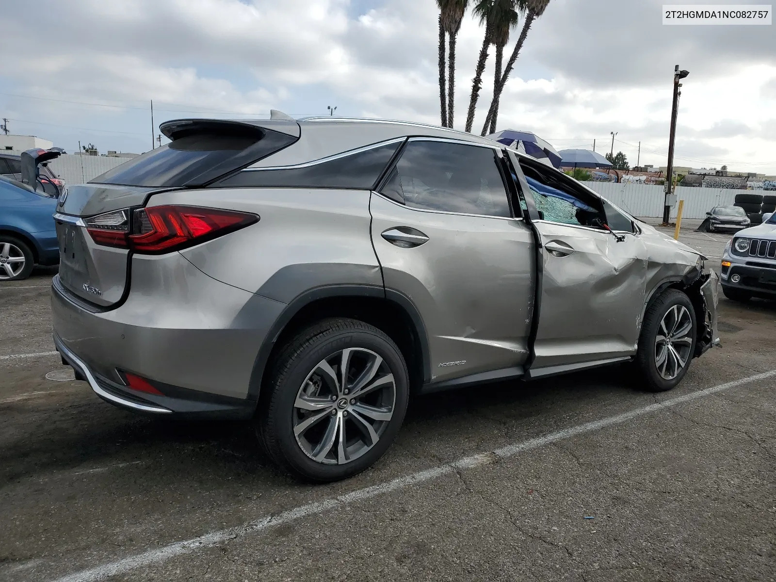 2022 Lexus Rx 450H VIN: 2T2HGMDA1NC082757 Lot: 67091344