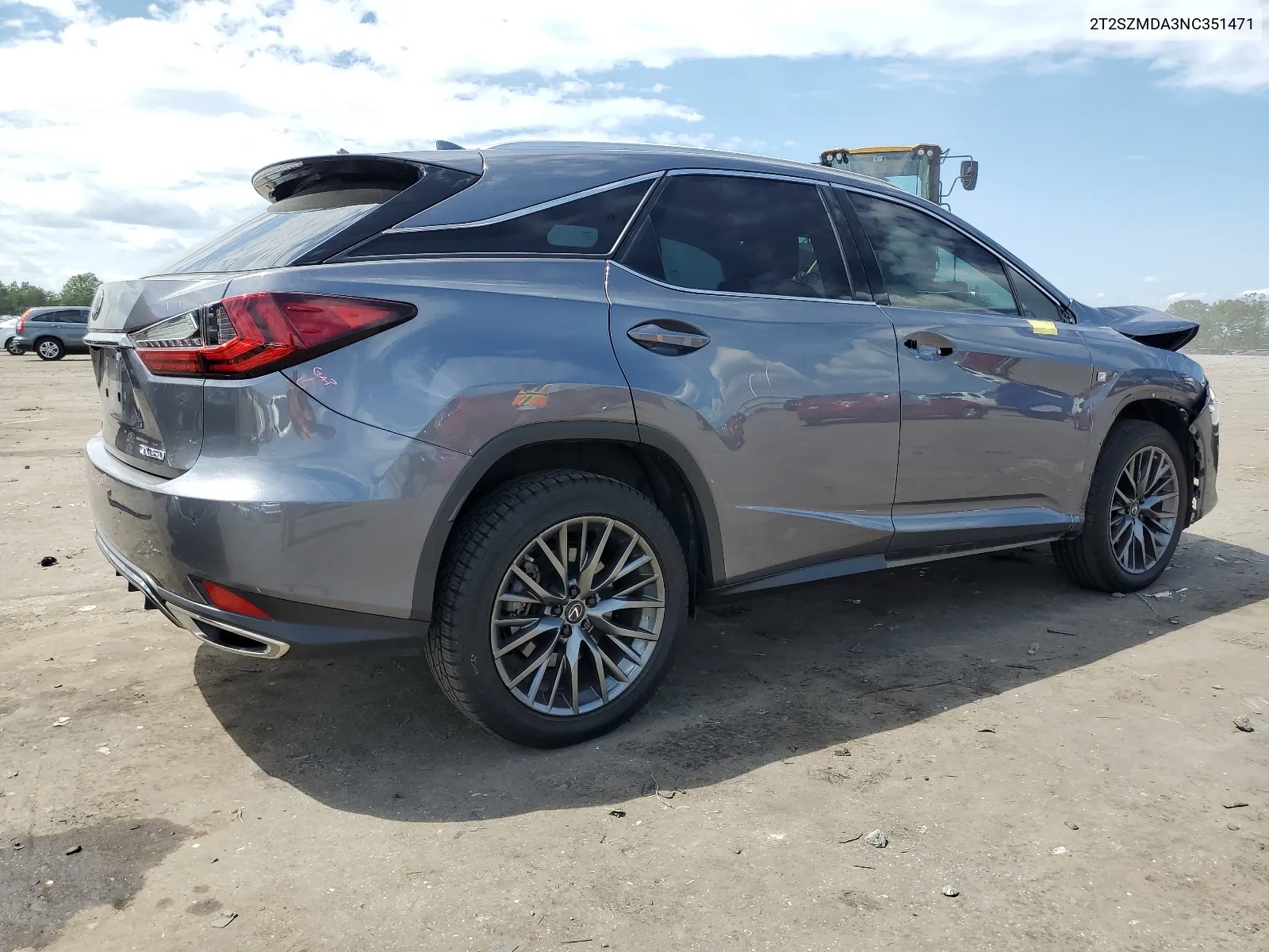 2022 Lexus Rx 350 F Sport VIN: 2T2SZMDA3NC351471 Lot: 67187094