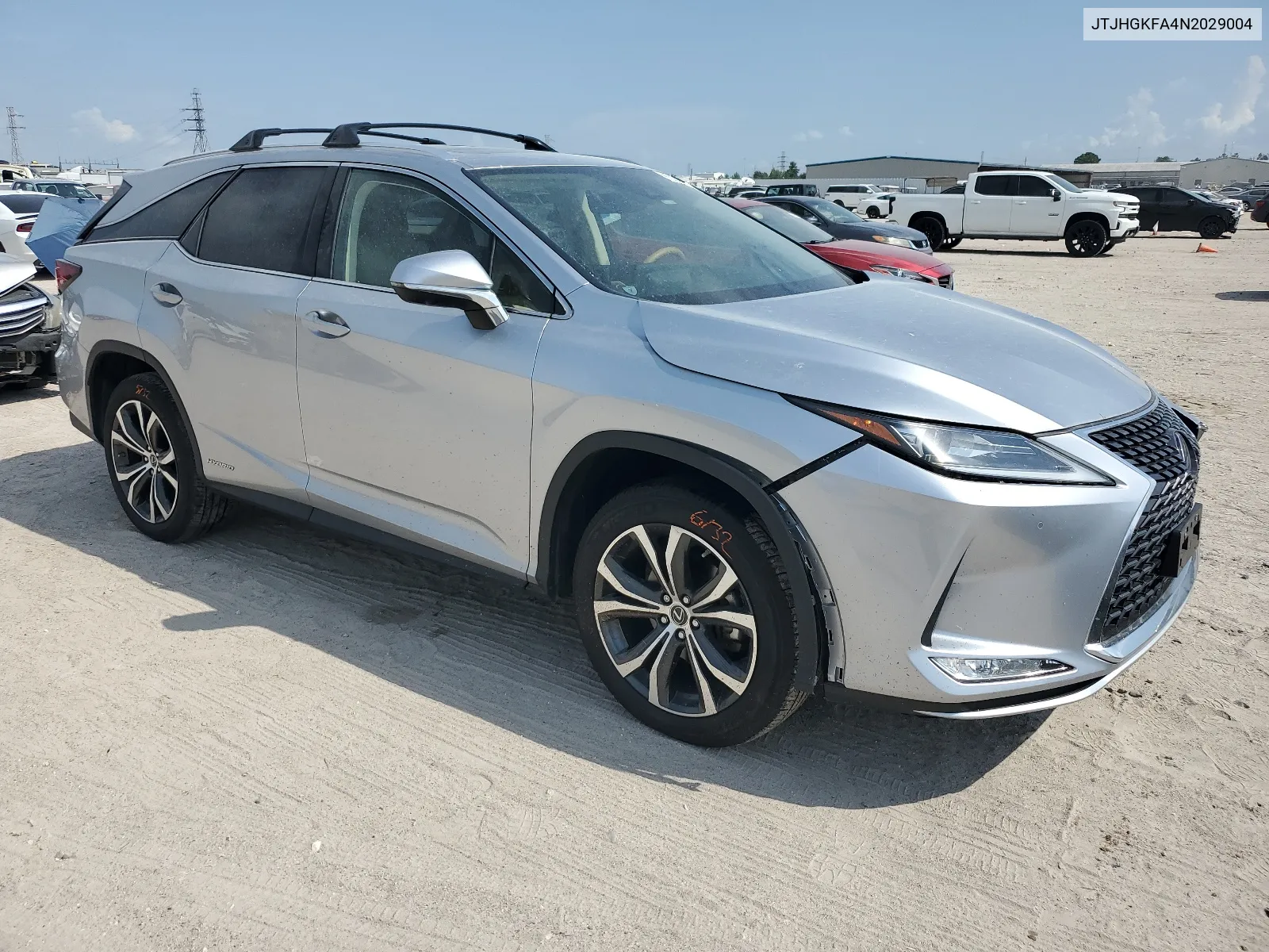 2022 Lexus Rx 450H L VIN: JTJHGKFA4N2029004 Lot: 67264724