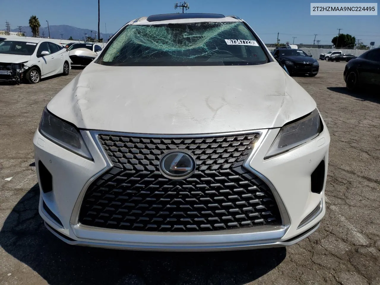 2022 Lexus Rx 350 VIN: 2T2HZMAA9NC224495 Lot: 67347723