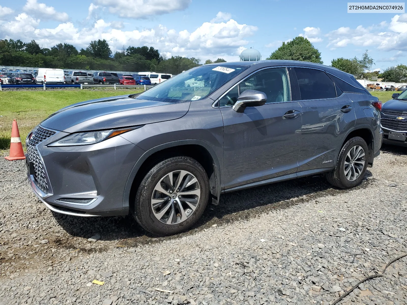 2022 Lexus Rx 450H VIN: 2T2HGMDA2NC074926 Lot: 67956544