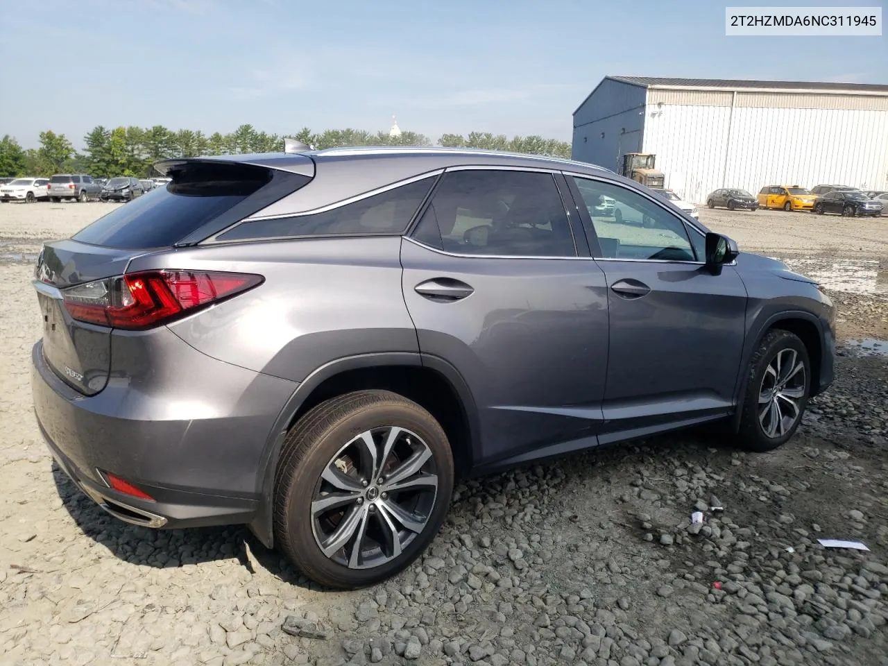 2022 Lexus Rx 350 VIN: 2T2HZMDA6NC311945 Lot: 69105494