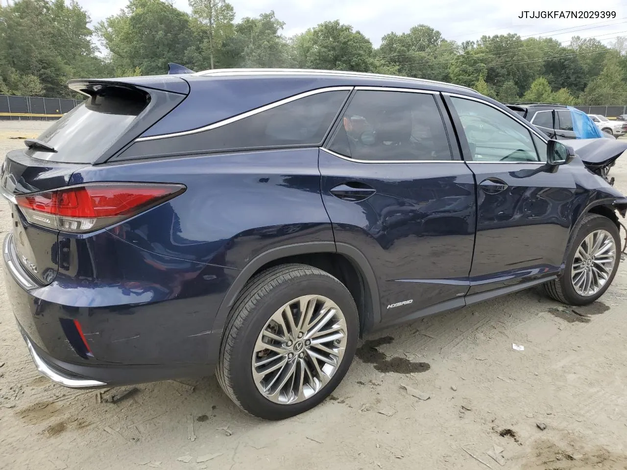 JTJJGKFA7N2029399 2022 Lexus Rx 450H L Luxury