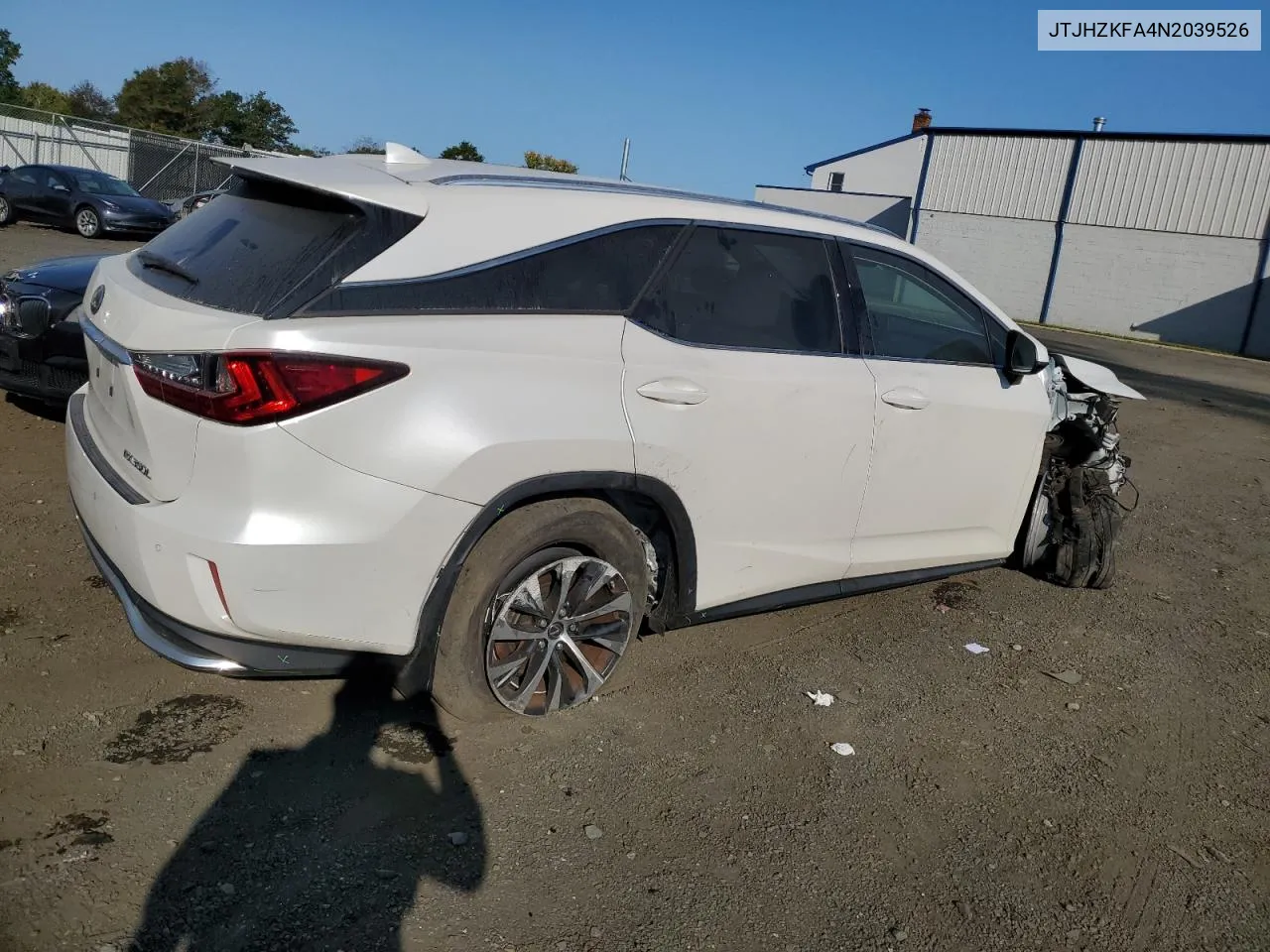 2022 Lexus Rx 350 L VIN: JTJHZKFA4N2039526 Lot: 71420054